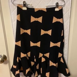 Anthropologie bow skirt